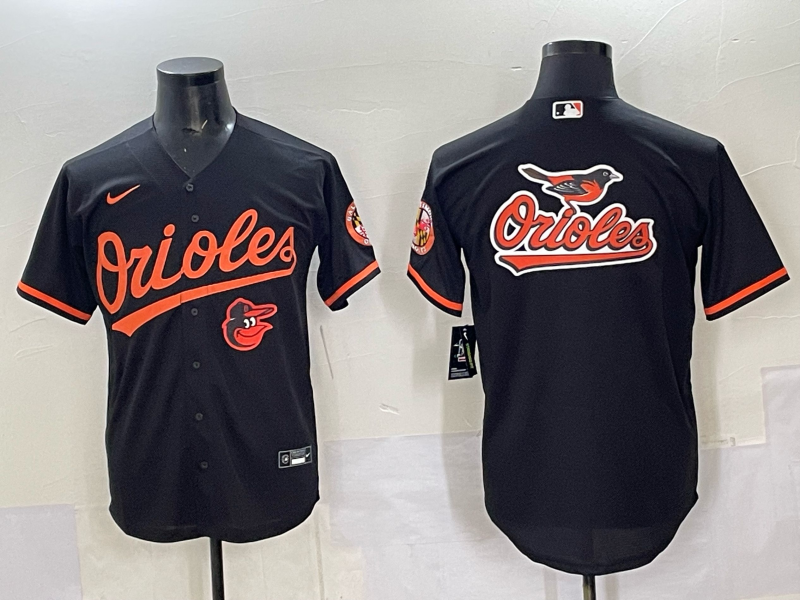 Men 2025 Baltimore Orioles Blank black Nike MLB Jersey style 035